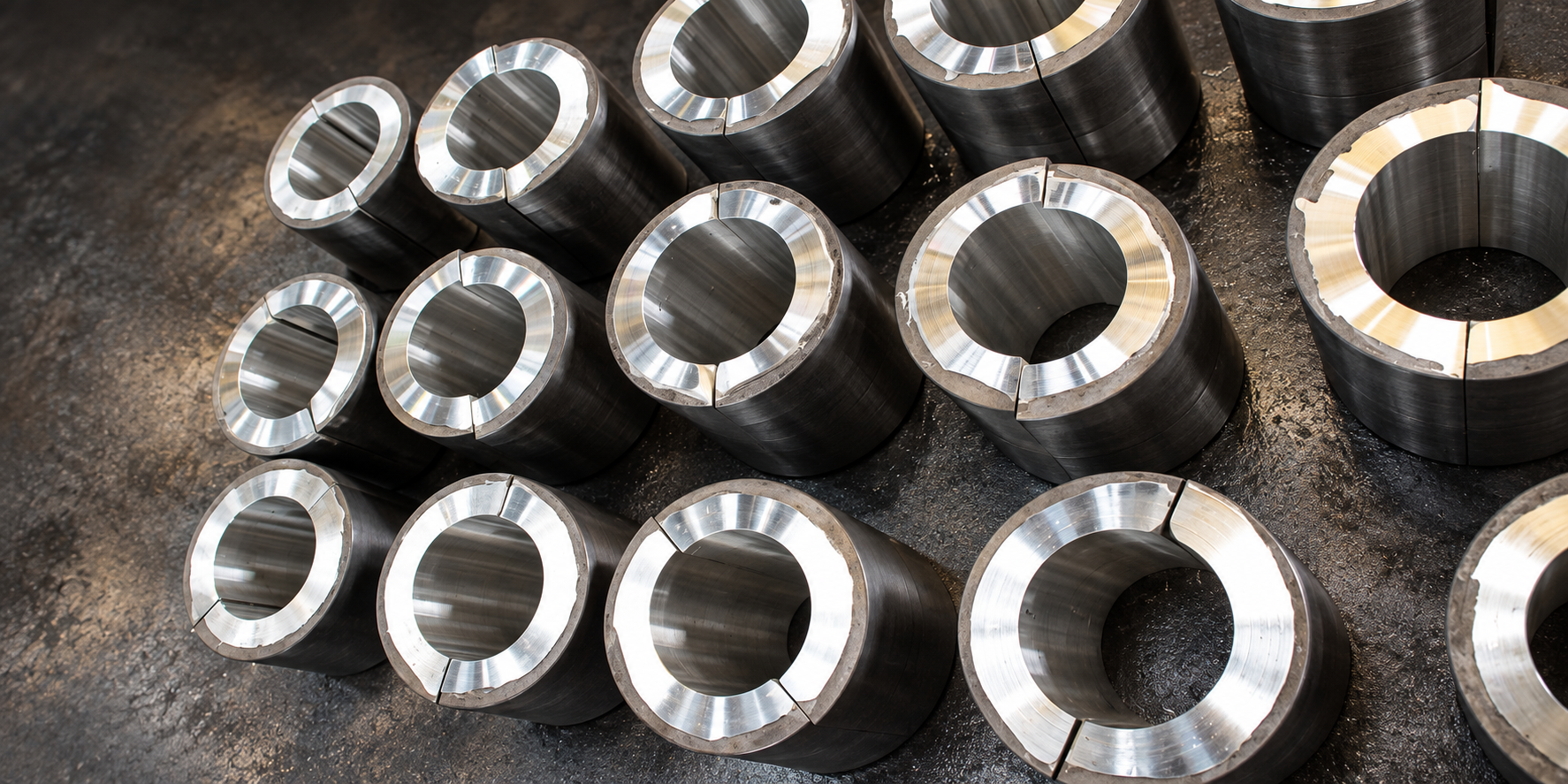 Modernized group of finished bearing components