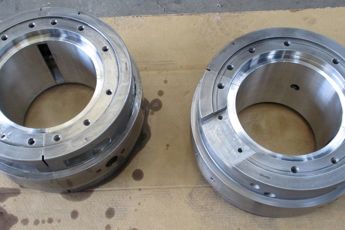 Pair of finished bearing components